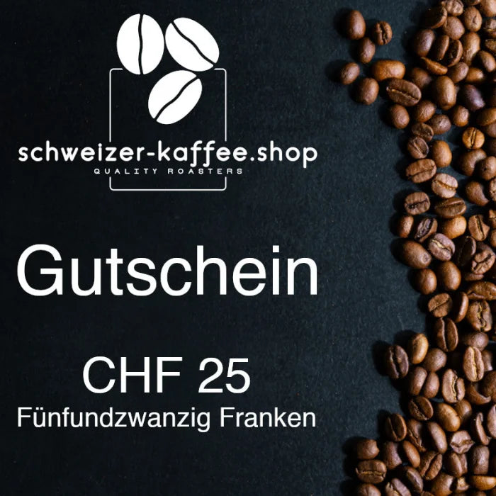 CHF 25 Geschenkgutscheine